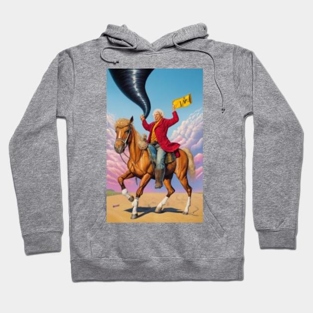 Ric Flair on Horse Summoning Tornado Hoodie by zombill